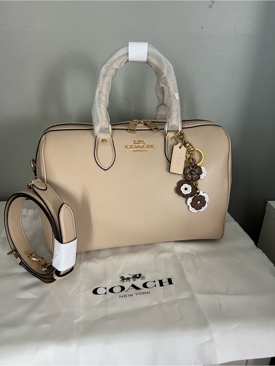 Coach Handbags - Coach Large Rowan Satchel In Ivory Color